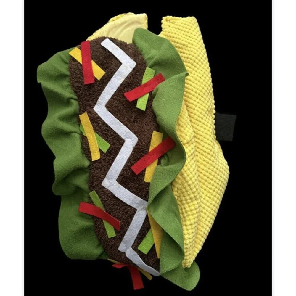 Yellow Taco Halloween Dog Costume‎ Chihuahua Taco Tuesday